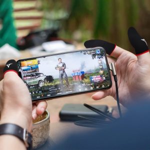 Enhance your mobile gaming experience with anti-slip thumb sleeves