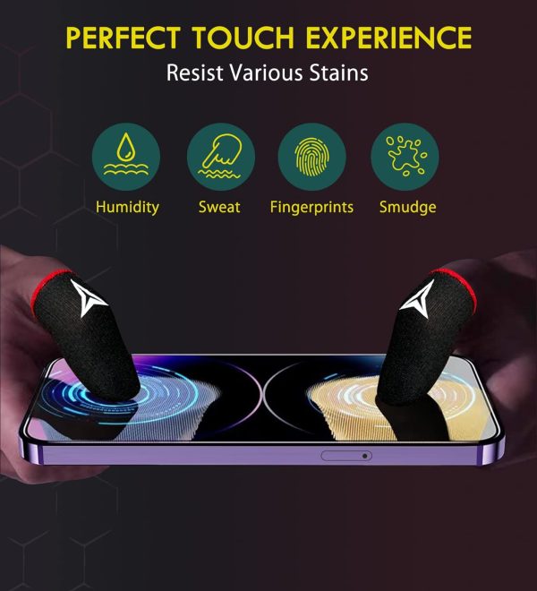 Enhance your mobile gaming experience with anti-slip thumb sleeves