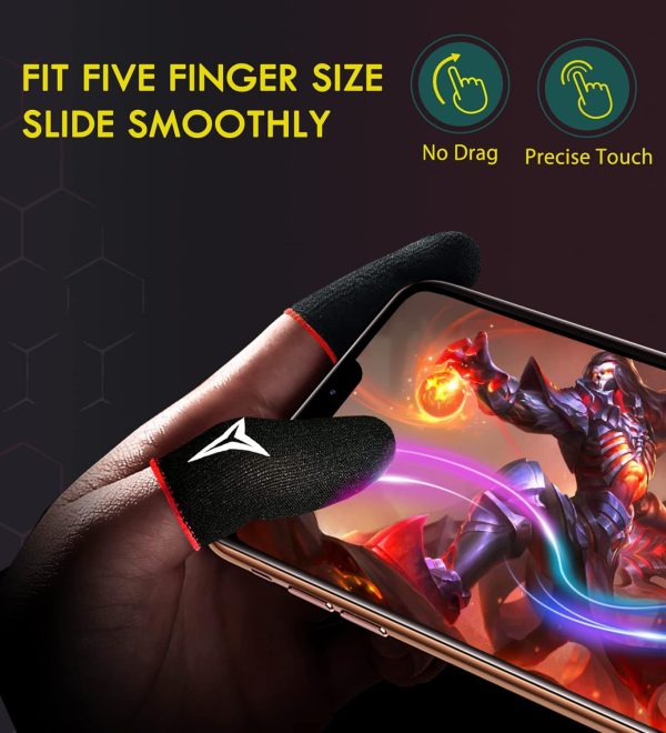 Enhance your mobile gaming experience with anti-slip thumb sleeves