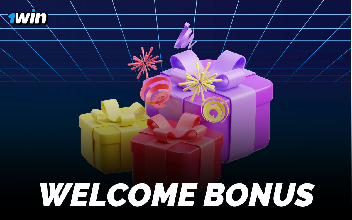 1win app welcome bonus for new users offering 500% up to 75000 INR sports or 105000 INR casino bonus